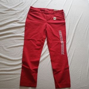Red pixie pants